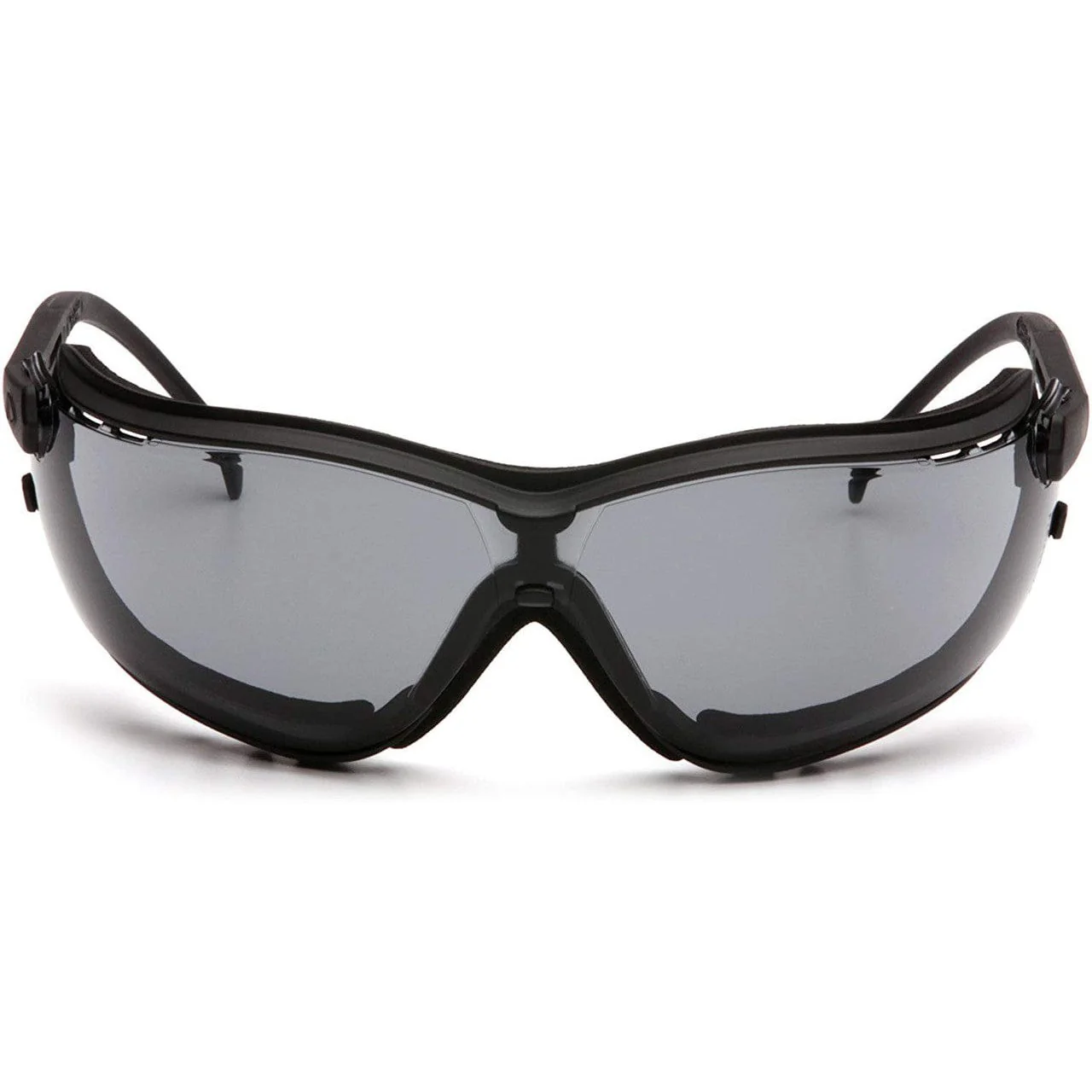 Pyramex V2G Safety Glasses/Goggles Black Frame Gray Anti-Fog Lens - Alvarez Pro Painting LLC