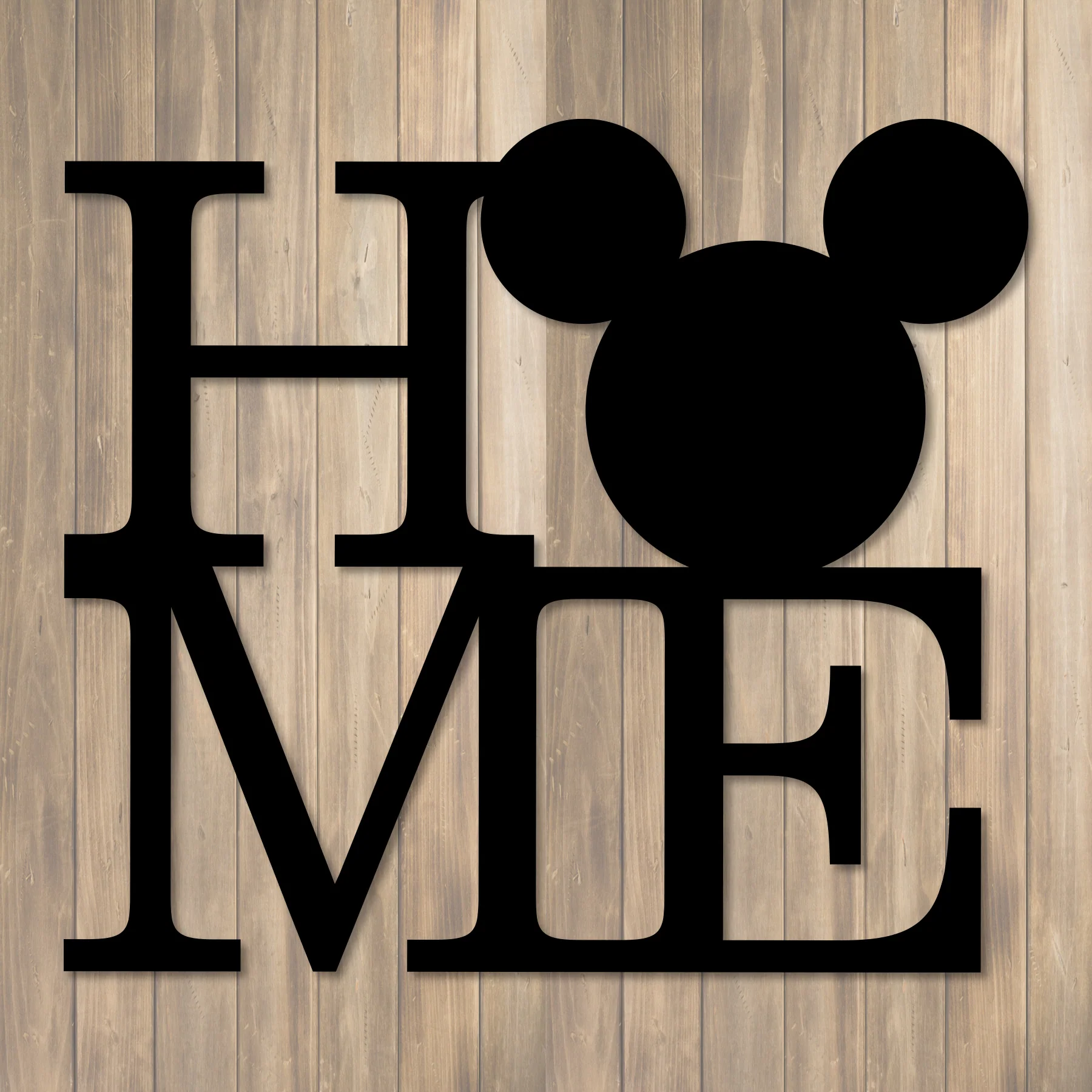 Mickey Mouse Home Metal Wall Art - Alvarez Pro Painting LLC