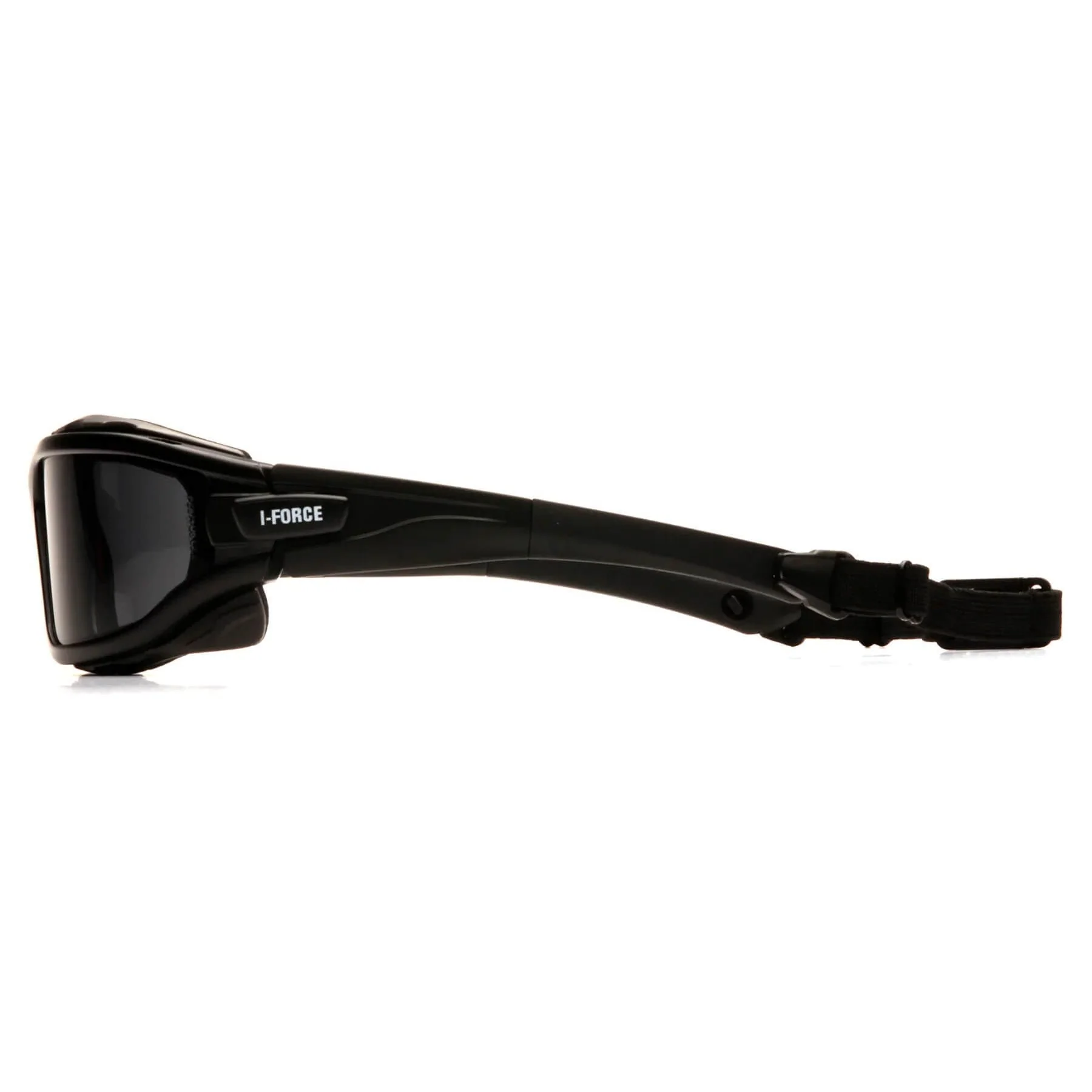 Pyramex I-Force Safety Glasses Black, Foam-Padded, with Gray Anti-Fog Lenses - Alvarez Pro Painting LLC