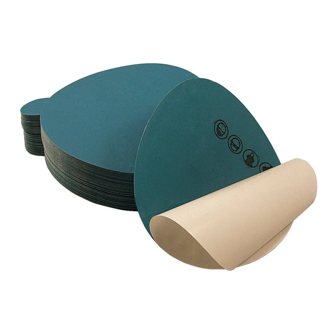 6 Inch Adhesive Back (PSA) Blue Wet / Dry Sharpening Film Sanding Discs, 50 Pack - Alvarez Pro Painting LLC