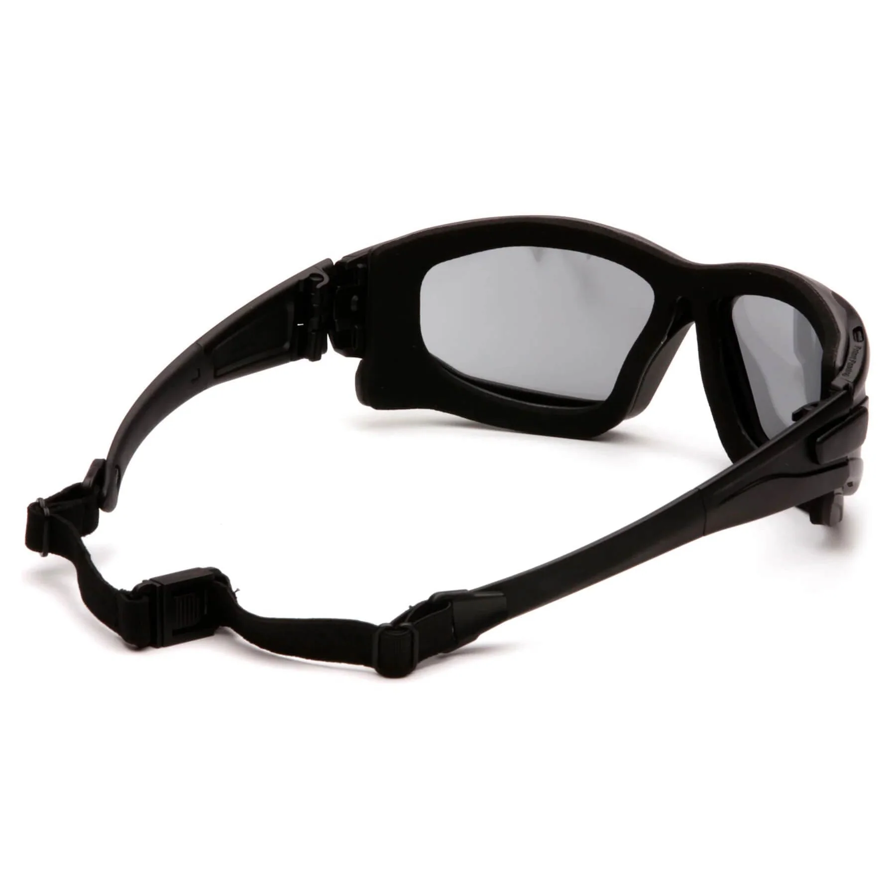 Pyramex I-Force Safety Glasses Black, Foam-Padded, with Gray Anti-Fog Lenses - Alvarez Pro Painting LLC