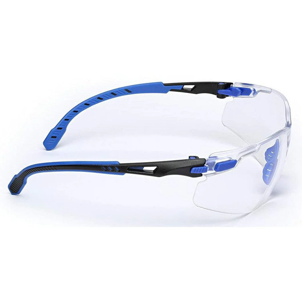 3M Solus Safety Glasses Blue with Foam Kit and Clear Anti-Fog Lens - Alvarez Pro Painting LLC