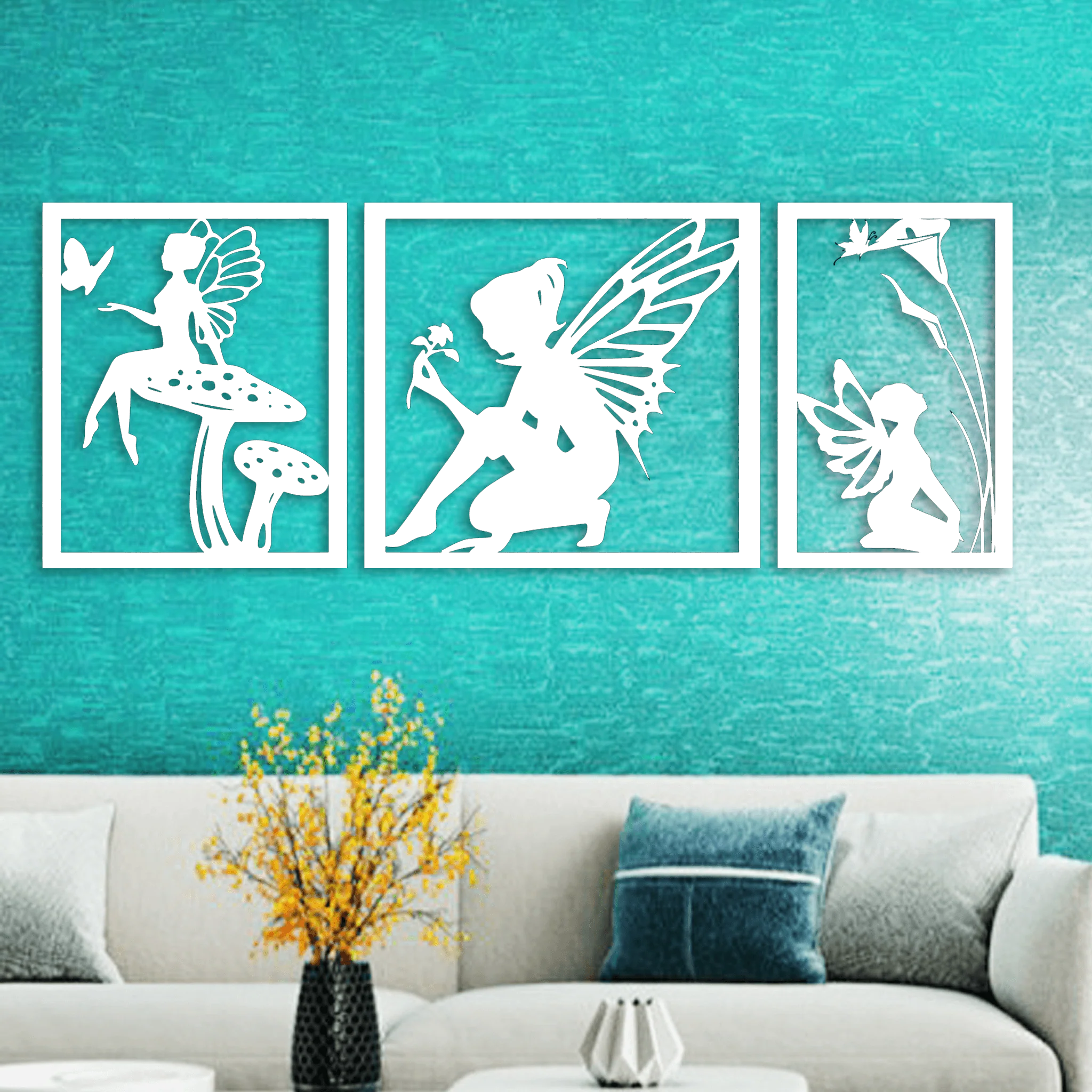 Fairy Wall Art Decorative Panels - Alvarez Pro Painting LLC