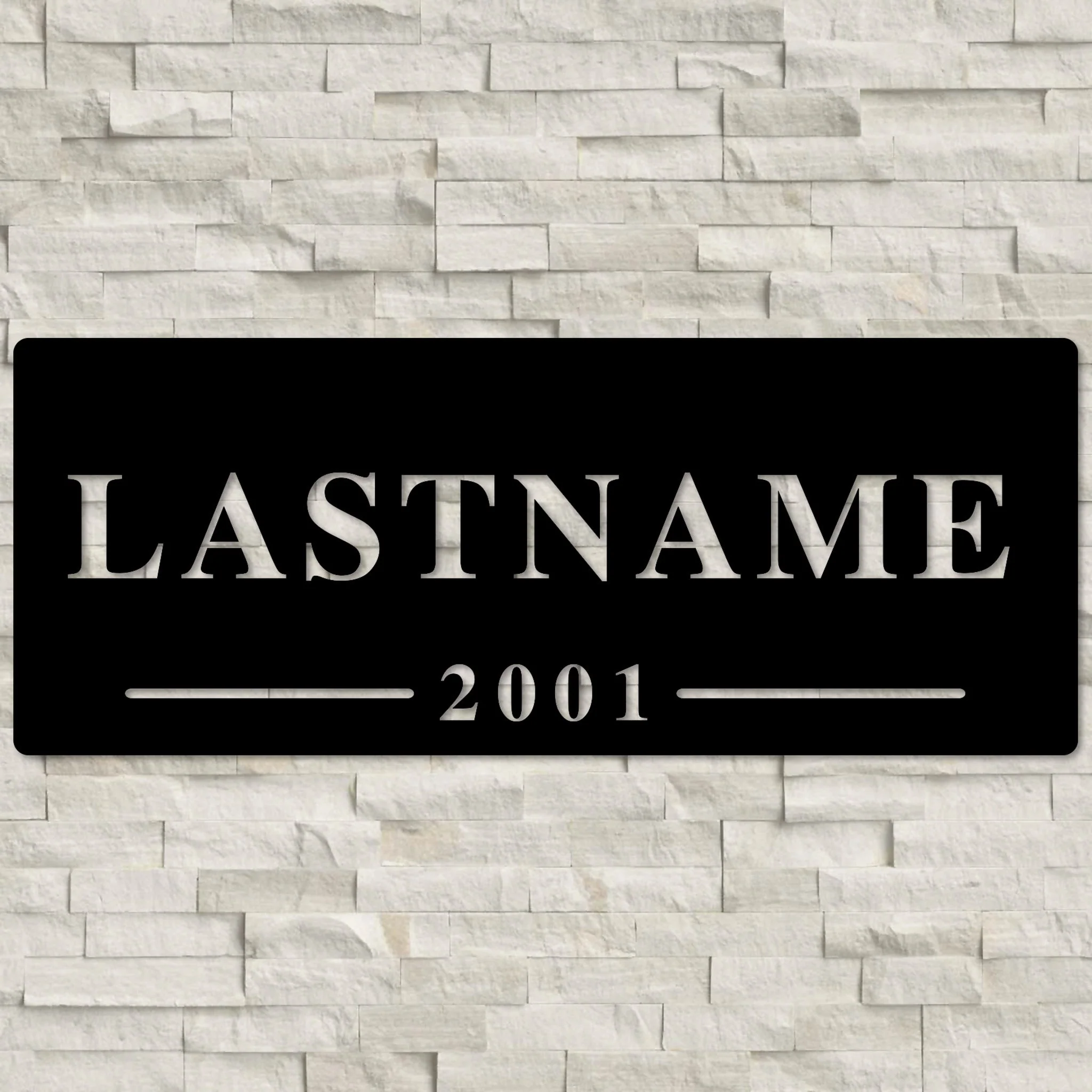 Custom Family Name Plate - Alvarez Pro Painting LLC