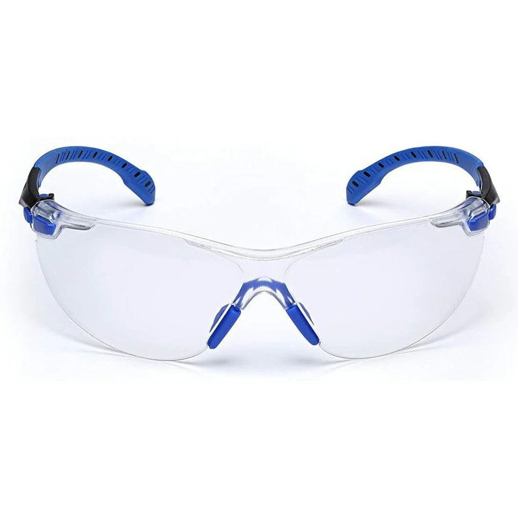 3M Solus Safety Glasses Blue with Foam Kit and Clear Anti-Fog Lens - Alvarez Pro Painting LLC