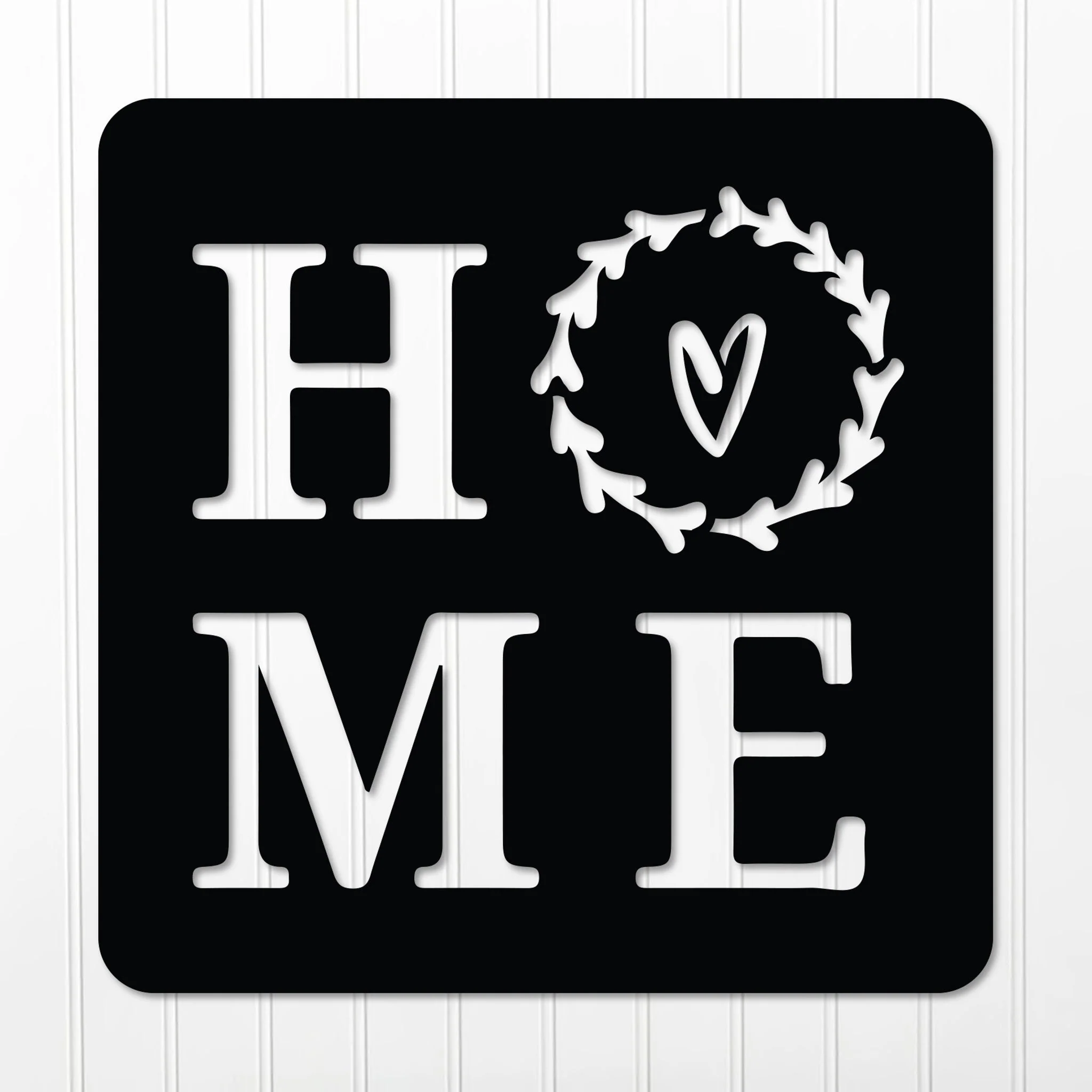 Home Heart Square Metal Sign - Alvarez Pro Painting LLC