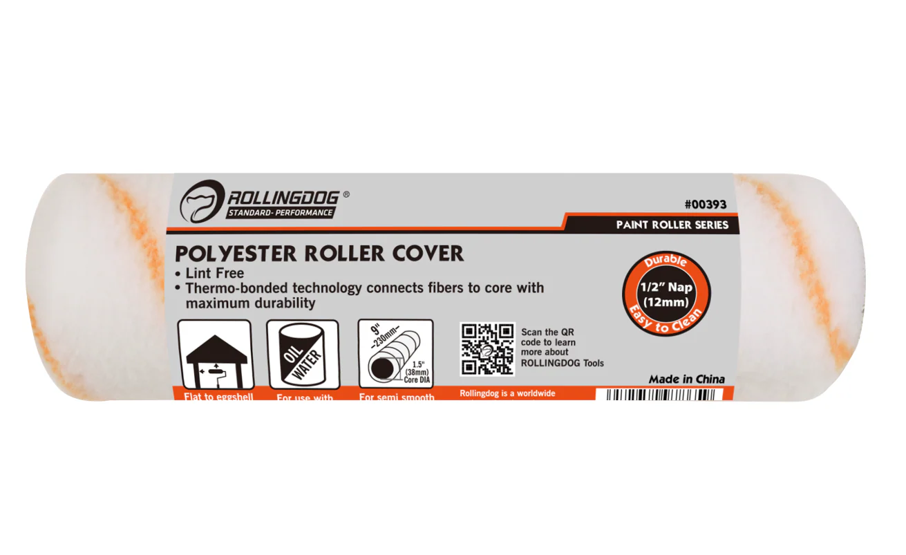 3PC Polyester Paint Roller Set – 9″ Frame, Tray & 1/2″ Nap Roller Cover - Alvarez Pro Painting LLC
