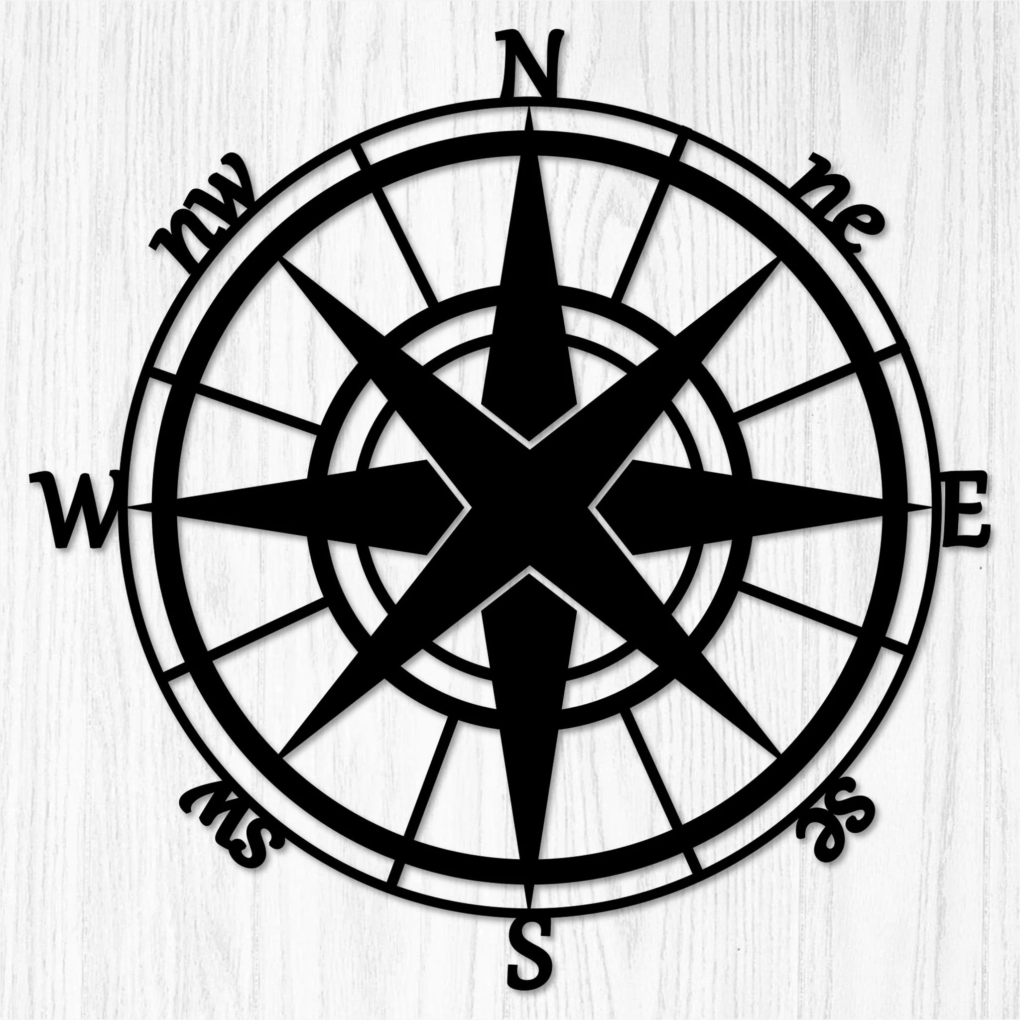 Compass Metal Wall Decor - Alvarez Pro Painting LLC
