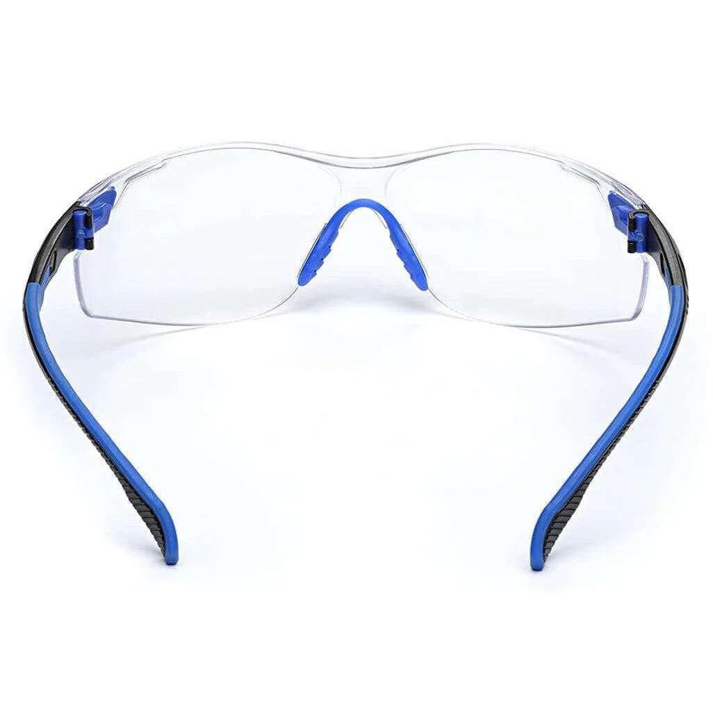 3M Solus Safety Glasses Blue with Foam Kit and Clear Anti-Fog Lens - Alvarez Pro Painting LLC
