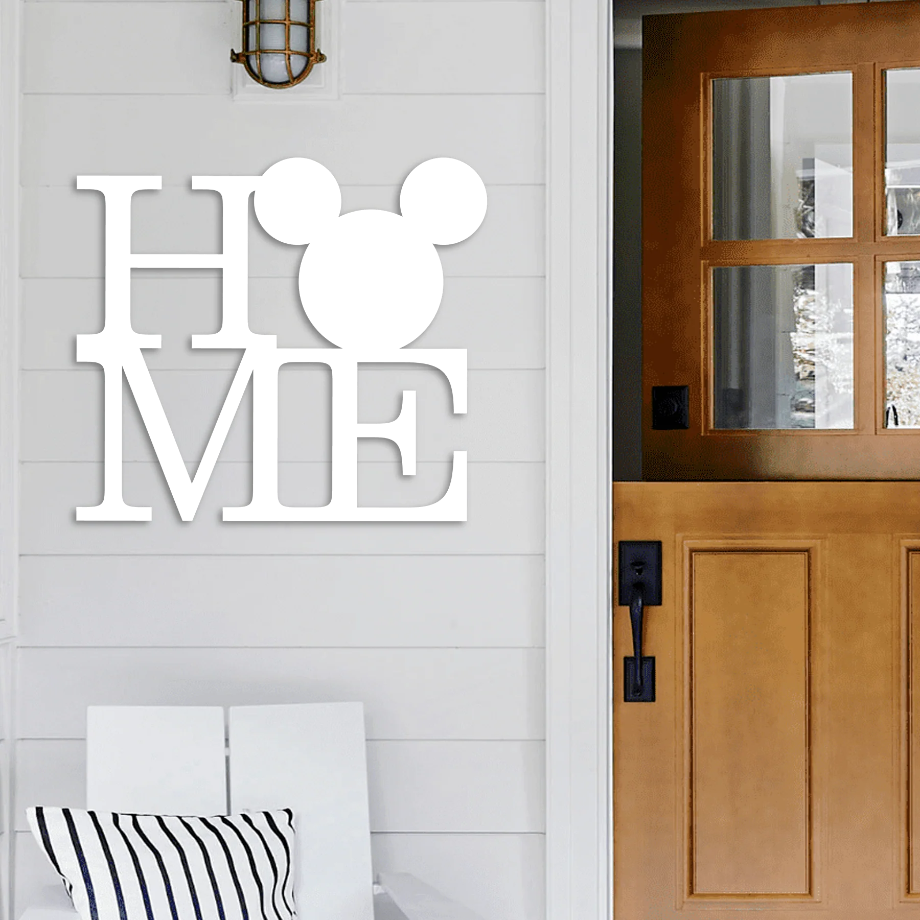 Mickey Mouse Home Metal Wall Art - Alvarez Pro Painting LLC