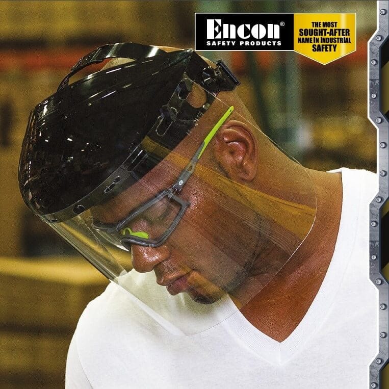 Encon Veratti Scudo Foam-Padded Safety Glasses with Gray/Green Frame and Clear Anti-Fog Lens - Alvarez Pro Painting LLC