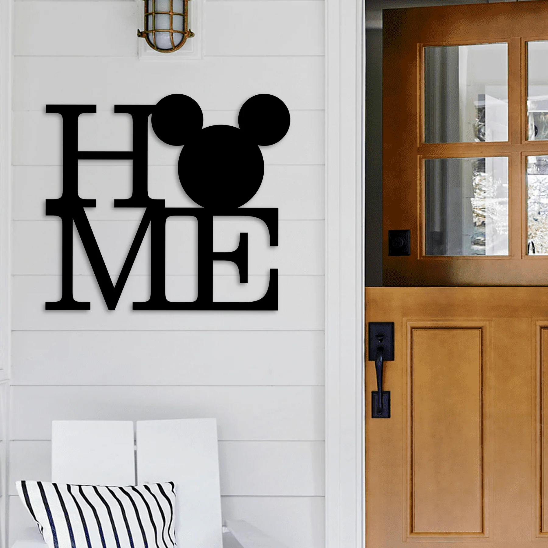 Mickey Mouse Home Metal Wall Art - Alvarez Pro Painting LLC