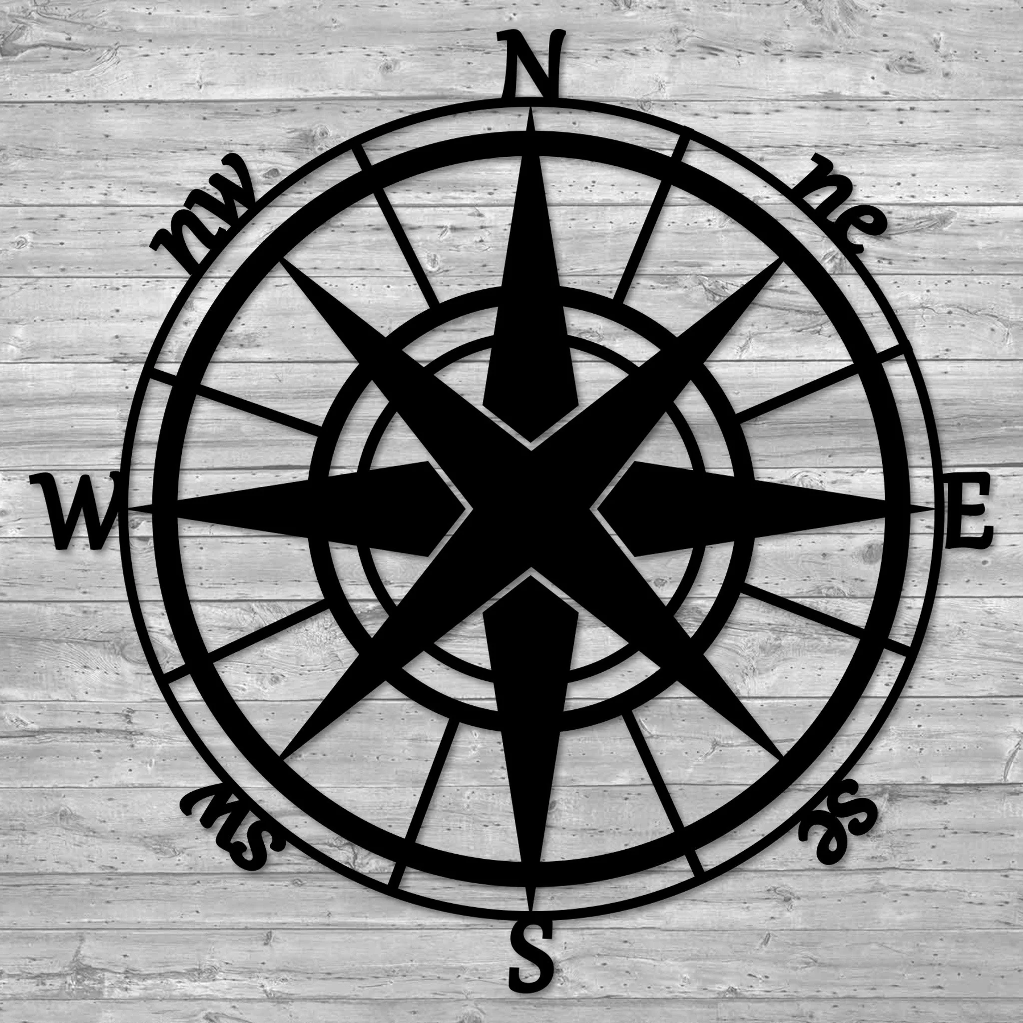 Compass Metal Wall Decor - Alvarez Pro Painting LLC