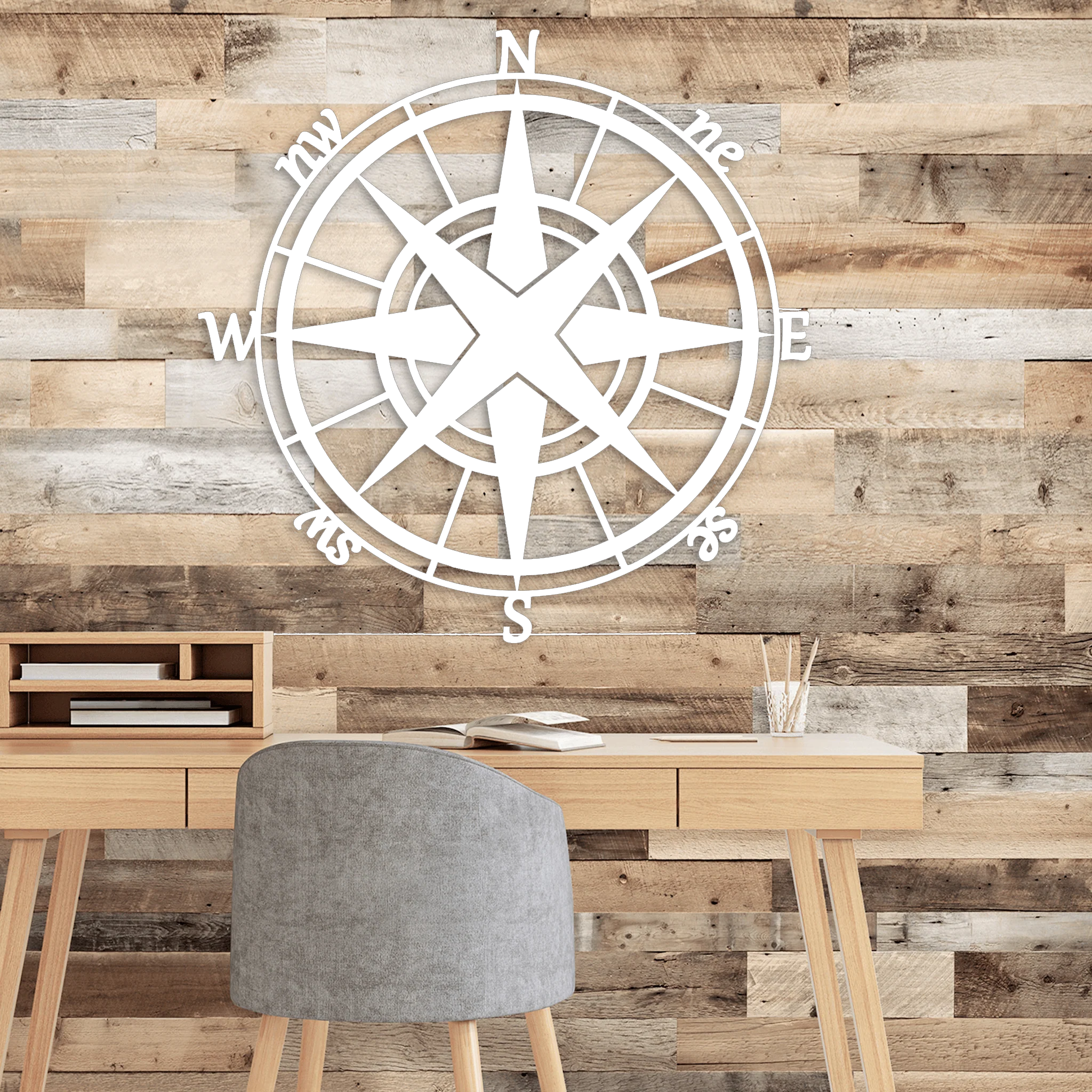 Compass Metal Wall Decor - Alvarez Pro Painting LLC