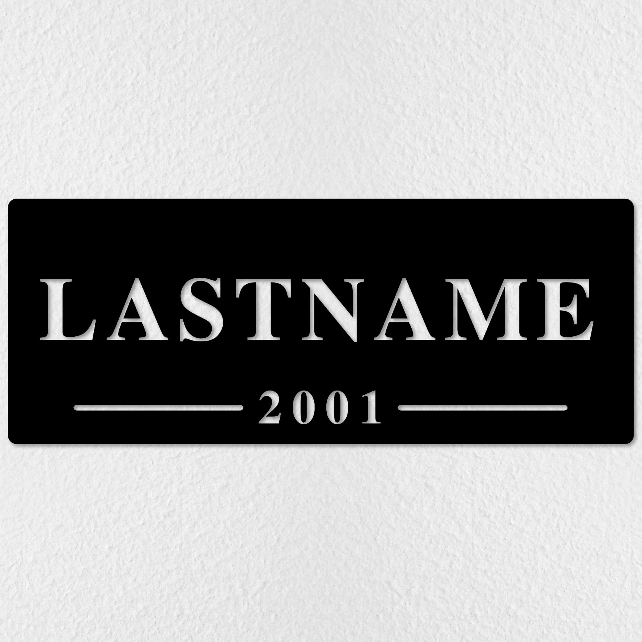 Custom Family Name Plate - Alvarez Pro Painting LLC